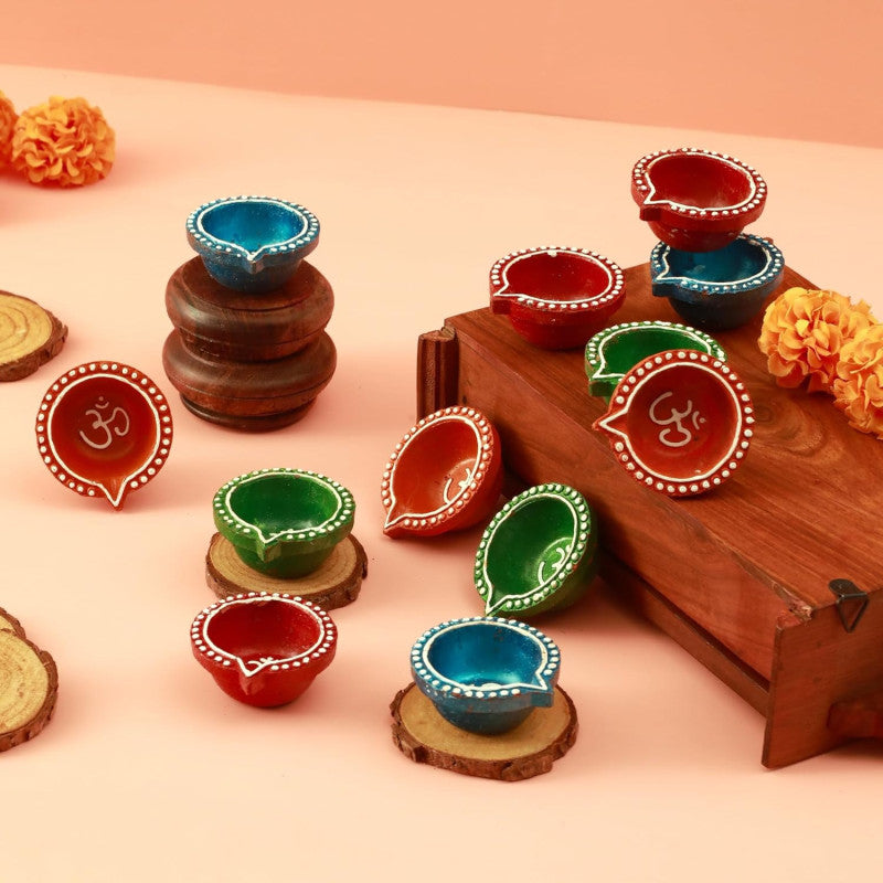 Diya | Deepam | Oil Lamp - Clay - 25 Pack