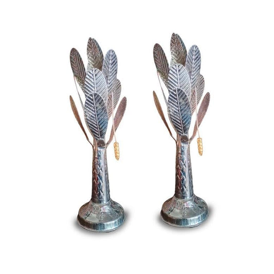 Banana Tree (Pair) - German Silver